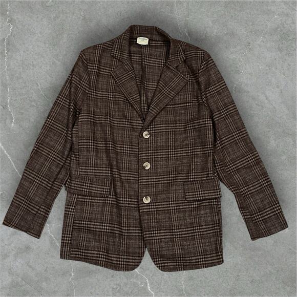 11th Doctor Who BBC Licensed Brown Plaid Blazer Costume Cosplay Halloween 2008 - Picture 1 of 10